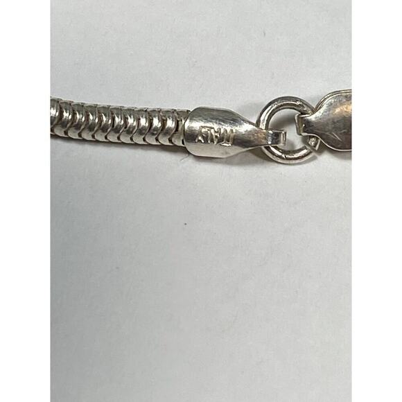 Rutilated Quartz 925 Sterling Silver Teardrop Shaped Pendant Necklace 21” 24.08g - Picture 10 of 16